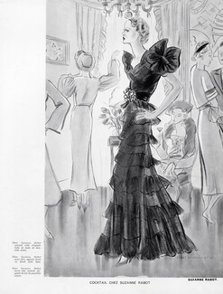 Suzanne Rabot (Couture) 1937 Druet du Mousset