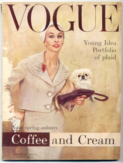 Vogue UK 1958 February, Photo Claude Virgin, Van Cleef & Arpels, 174 pages