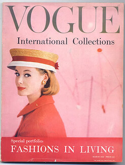 Vogue UK 1959 March, photo Henry Clarke, International Collections: London, Paris, Italy, 254 pages
