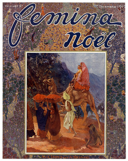 Albert Besnard 1912 Aux Indes (India), Femina cover
