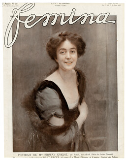 Paul Chabas 1912 Portrait de Mme Ridway Knight, Femina cover