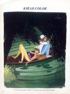 Edmond Kiraz 1967 Lovers, fishing