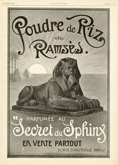 Ramsès (Cosmetics) 1919 Sphinx Egypt