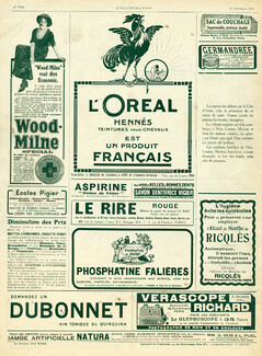 L'Oréal 1914 Hennés, Produit Français, Coq