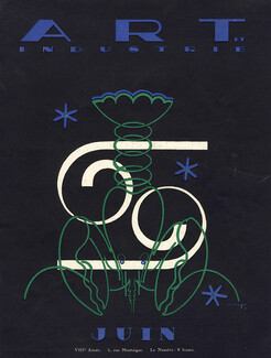Charles Loupot 1932 Le Cancer, Art et Industrie cover