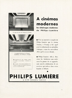 Philips Lumière 1934 Eclairages, Le Trianon