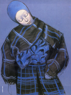 Yohji Yamamoto 1984 Thierry Bruet, Fashion illustration