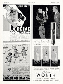 Worth (Cosmetics) 1934 lipstick