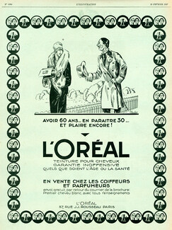 L'Oréal (Dyes for hair) 1927 Jean Claude
