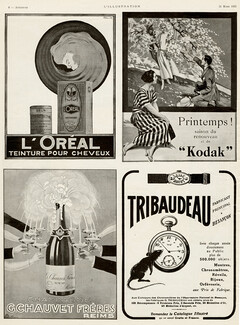 L'Oréal, Chauvet, Kodak 1923