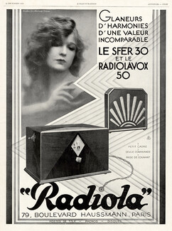 Radiola 1929 Sfer, Photo Manuel Frères