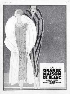La Grande Maison de Blanc 1927 Fur Coats, Reynaldo Luza