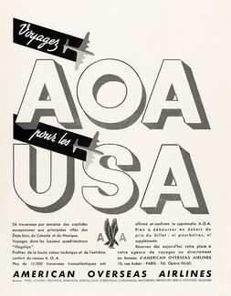American Overseas Airlines (AOA) 1947