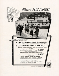 SNCF 1951 winter sports