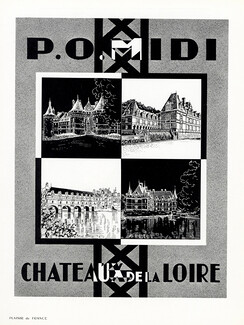 P.-O.-Midi 1936 Châteaux de la Loire