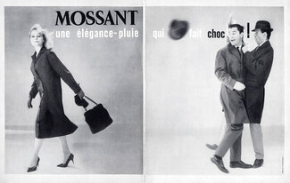 Mossant (Clothing) 1961 Raincoat, Photo Guy Arsac
