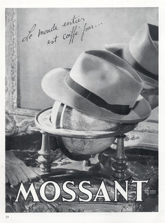 Mossant, Men's fashion — Original adverts and images
