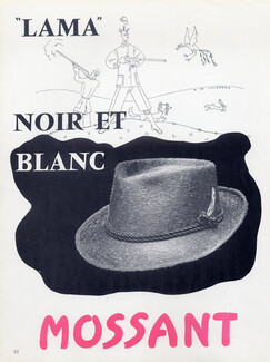 Mossant (Men's Hats) 1956 Raymond de Lavererie