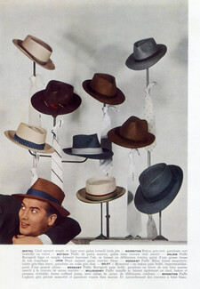Berteil, Morreton, Motsch, Delion, Mossant, Gélot, Willoughby (Men's Hats) 1955