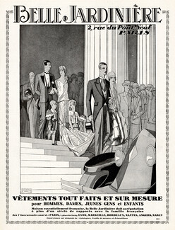 Belle Jardinière 1928 Wedding, R. Menetrier