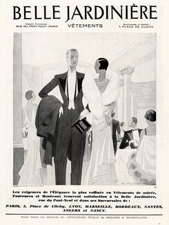 Belle Jardinière 1932 Vêtements de soirée, White Tie, Cazenove