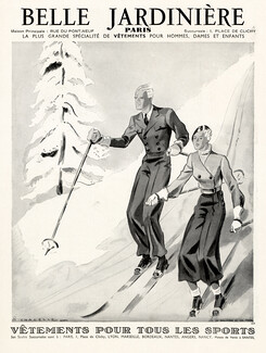 Belle Jardinière 1934 Ski Sportswear, Chazelle