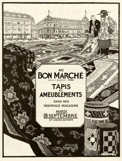 Au Bon Marché 1923 René Vincent