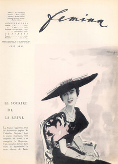 Pierre Mourgue 1938 S.A.R. La Duchesse de Kent, Molyneux, Lanvin, Schiaparelli, Lelong, 4 illustrated pages, 4 pages