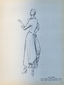 Jean Dessès 1948 Fashion Illustration