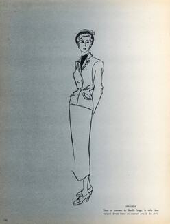 Hermès (Couture) 1948 Suit