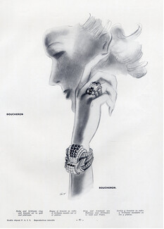 Boucheron 1938 Bracelet, Ring, Léon Bénigni