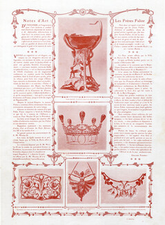 Falize (Jewels) 1905 Vase, Diadème, Pendant "Sylphide", Art Nouveau style