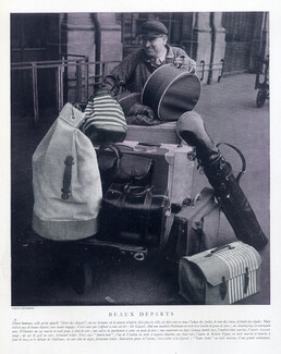 Goyard, Hermès, Vuitton, Innovation 1946 Luggage, Robert Doisneau