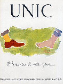 Unic (Shoes) Ets Fenestrier 1949 Maurice Van Moppès