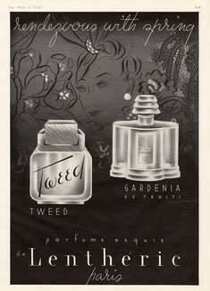 Lenthéric (Perfumes) 1937 Tweed, Gardenia de Tahiti, MAC