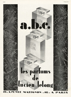 Lucien Lelong (Perfumes) 1927 A.B.C, André Harfort