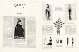 Bakst, 1924 - Ida Rubinstein, Judith, Texte par Léon Bakst, 2 pages