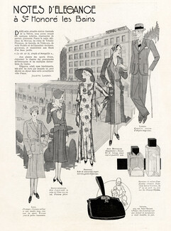 Hemjic 1930 Notes d'Elégance, St Honoré les Bains, Louis Vuitton Perfumes