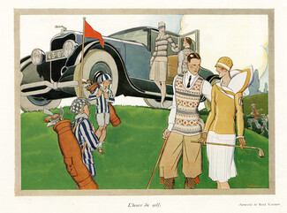 René Vincent 1927 L'Heure du Golf