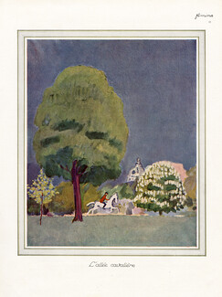 Kees Van Dongen 1924 Paris, L'Allée Cavalière