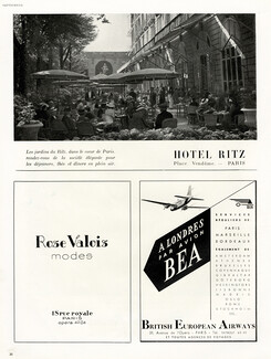 Hotel Ritz Paris (restaurant) 1947 Les Jardins