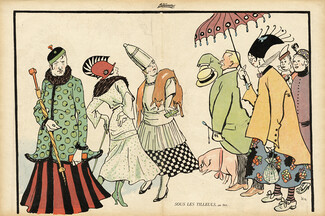 SEM 1915 ''Sous les Tilleuls'', Fashion, Elegant Berliners