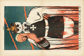 Paul Iribe 1916 ''Bas Les Masques'' German Satire