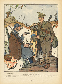Jean Villemot 1916 British and French Soldiers, World War I
