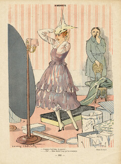 Louis Icart 1916 Fitting, Fashion during World War I