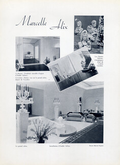Marcelle Alix (Couture) 1940s, André Arbus Decorative Arts, Photo Marcel Dupuis