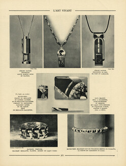 Bijoux Modernes 1929 Gerard Sandoz, Paul Brandt, Mauboussin, Raymond Templier, Art Deco