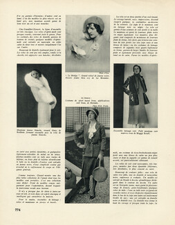Les Modes d'Hiver 1930 Winter Fashion, Hermès, Patou, Redfern, Photos Luigi Diaz, Scaioni..., 4 pages