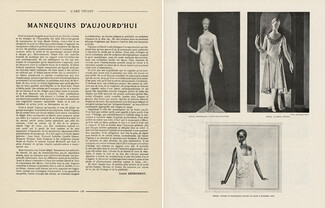 Mannequins d'Aujourd'hui, 1927 - Siégel, Photo Hoyningen-Huene, Texte par Louis Chéronnet
