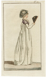 Journal des Luxus und der Moden 1799 n°13 Hand-colored engraving
